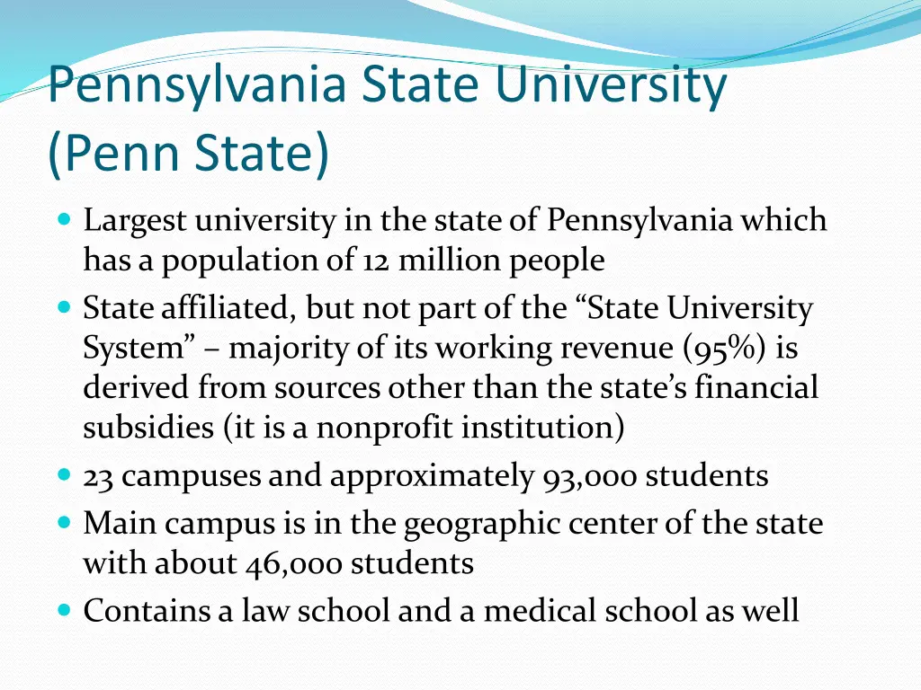 pennsylvania state university penn state