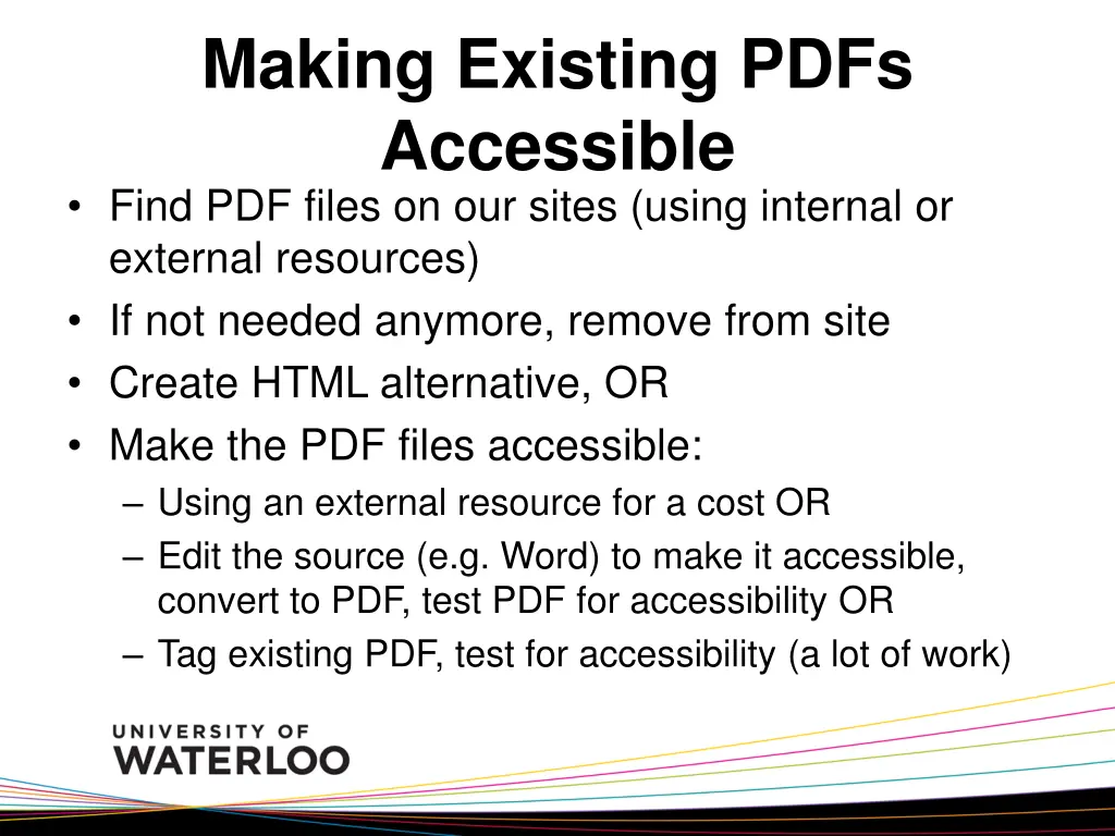 making existing pdfs accessible find pdf files