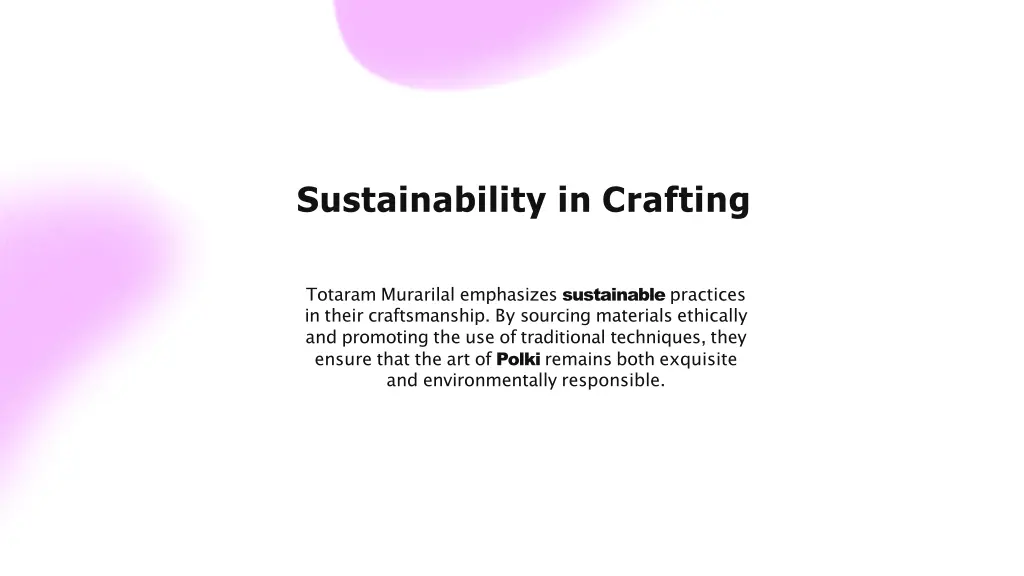 sustainability in crafting