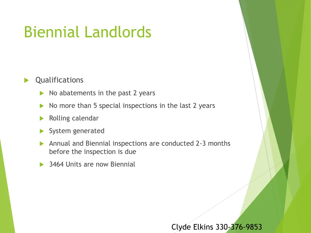 biennial landlords