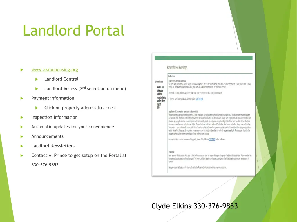 landlord portal