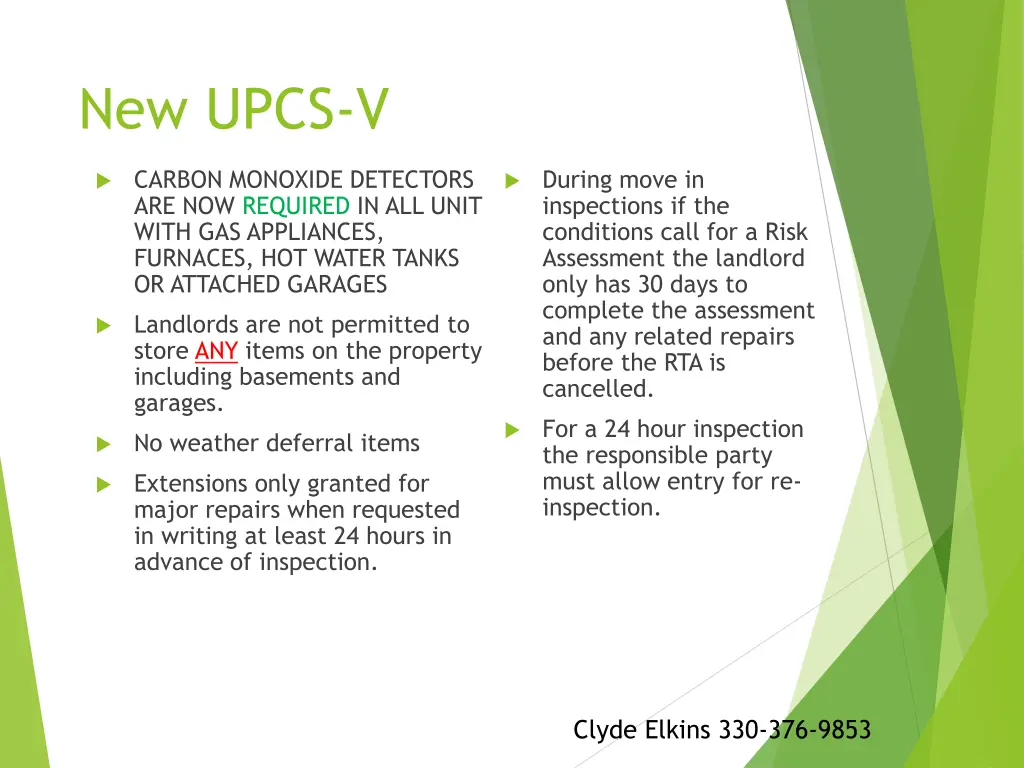 new upcs v