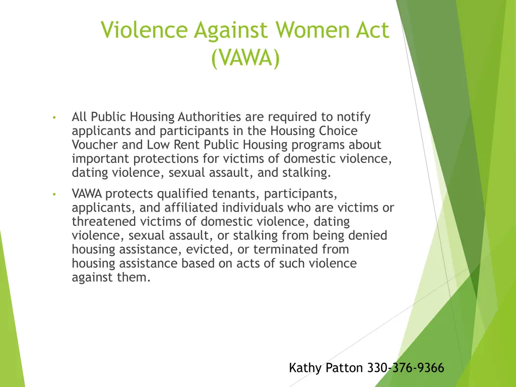 violence against women act vawa