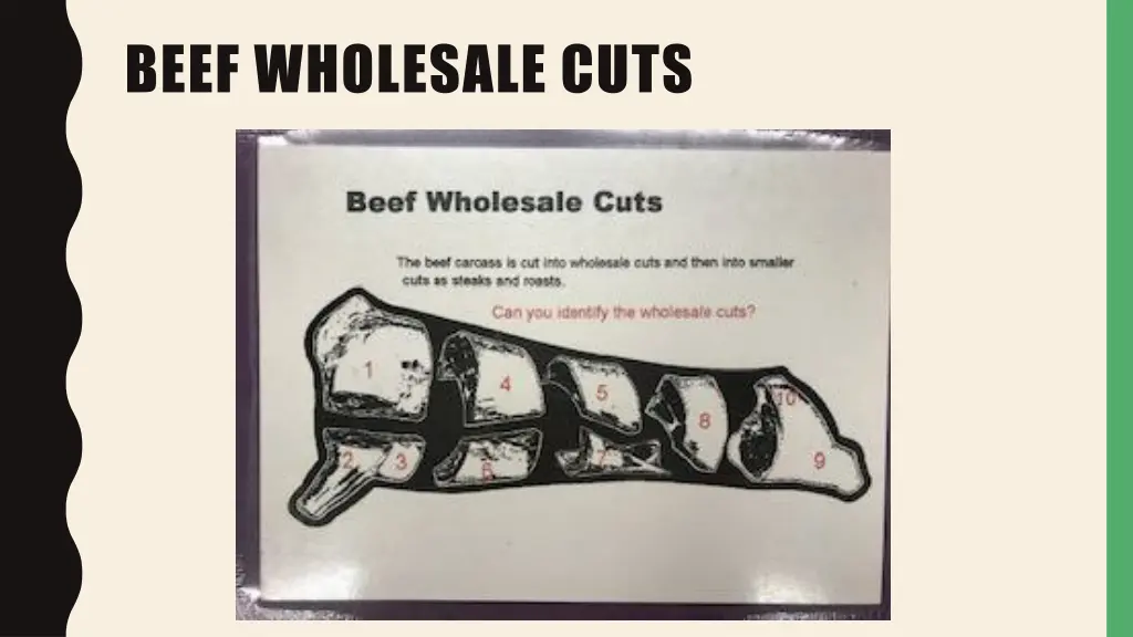 beef wholesale cuts