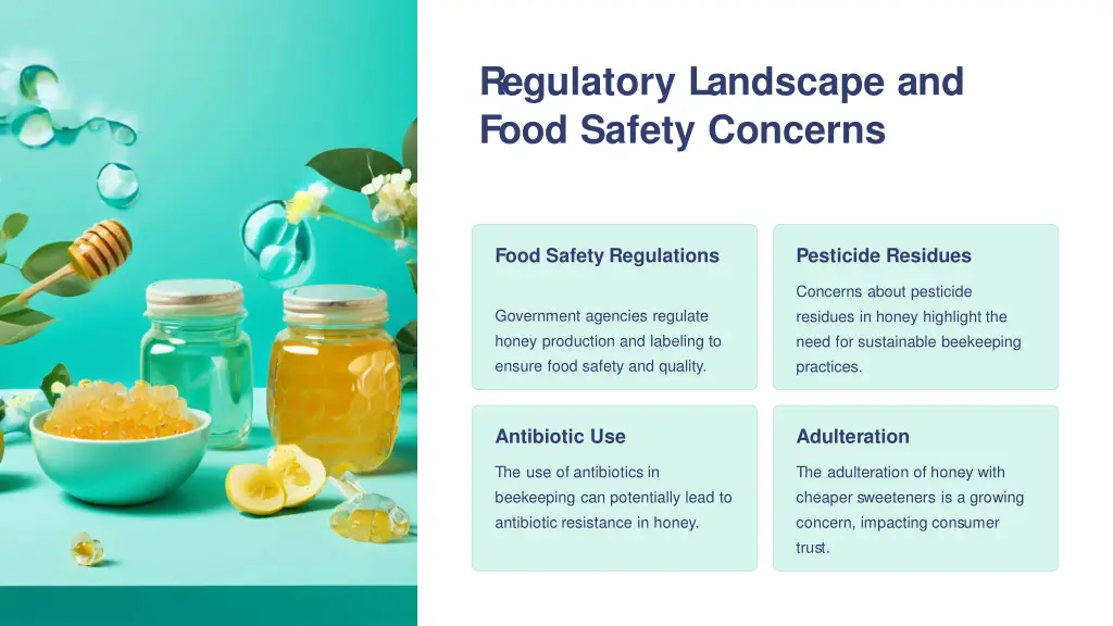 regulatory landscape and food safety concerns