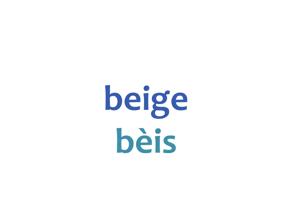 beige b is