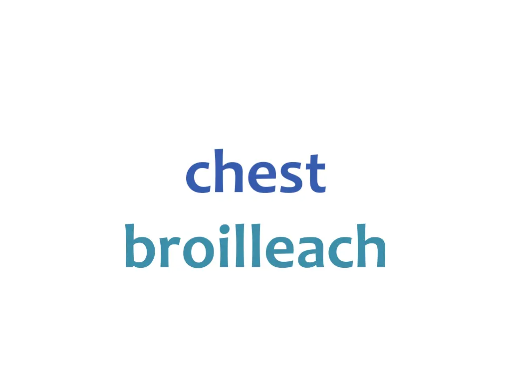 chest broilleach