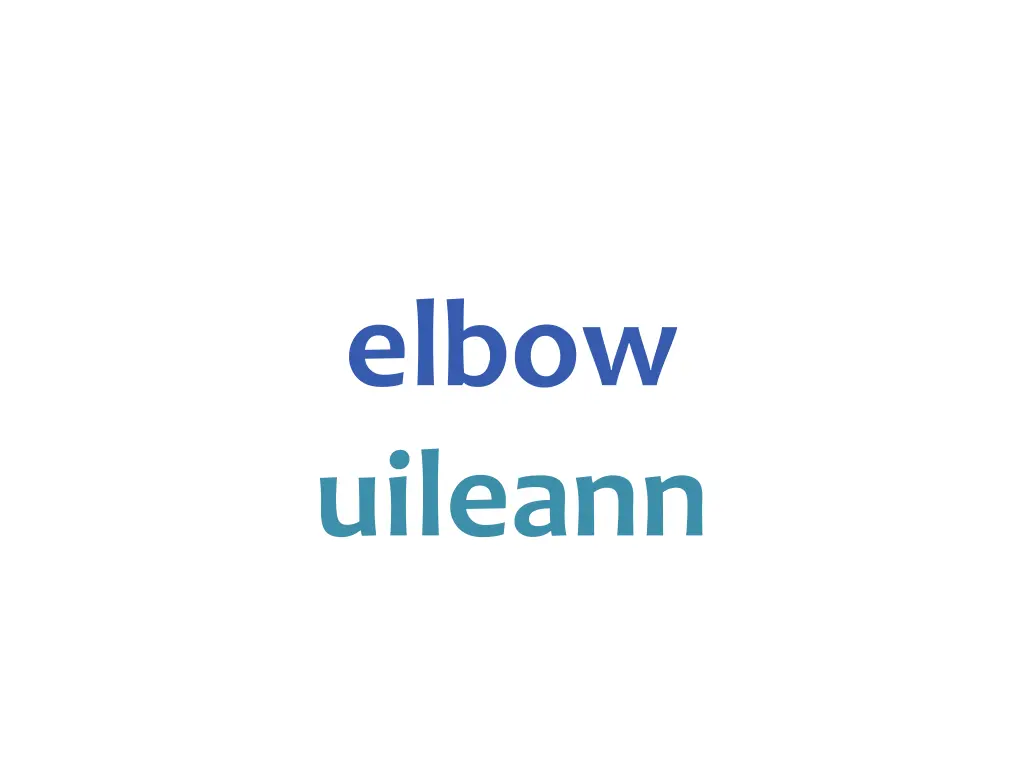 elbow uileann