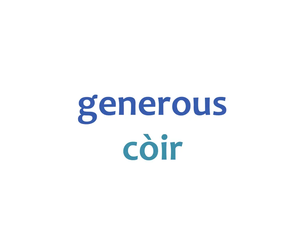 generous c ir