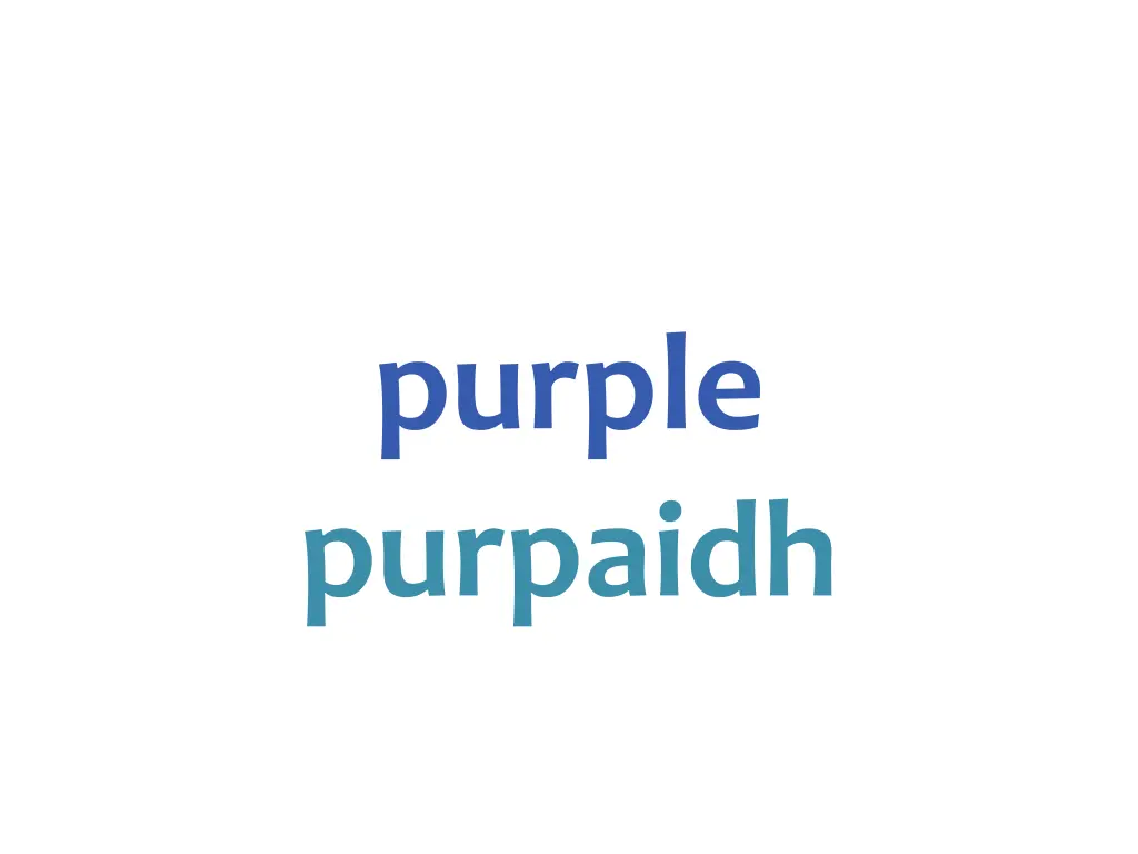 purple purpaidh