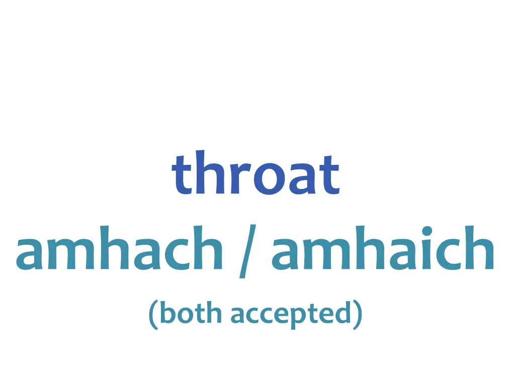 throat