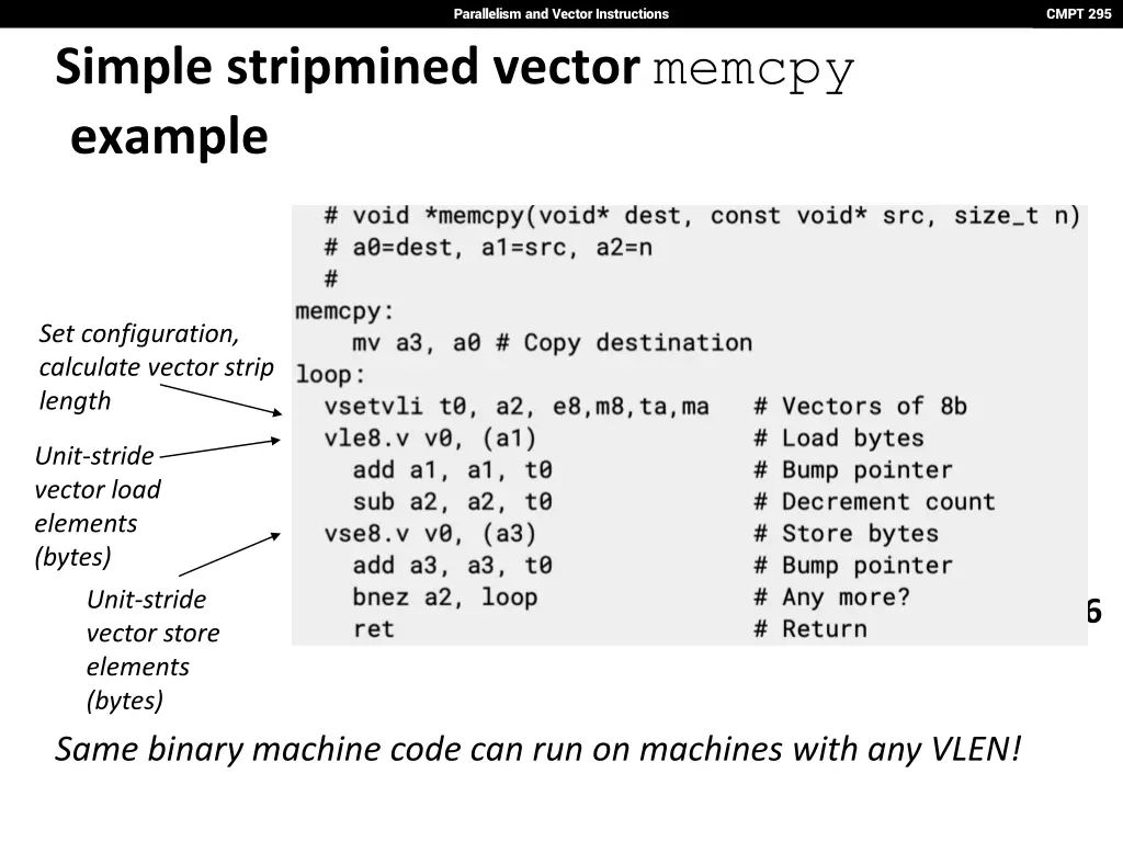 parallelism and vector instructions 34