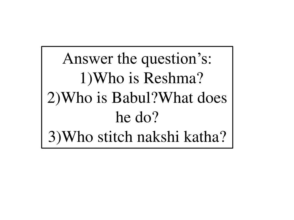 answer the question s 1 who is reshma