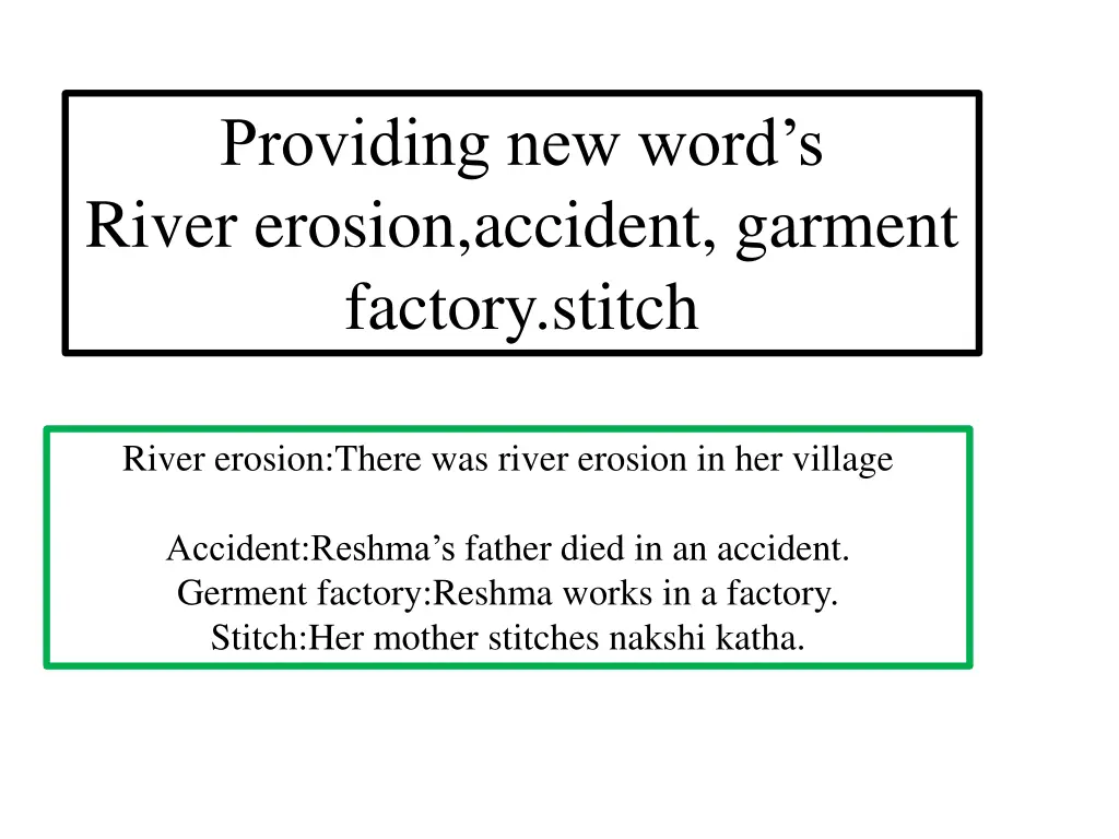 providing new word s river erosion accident