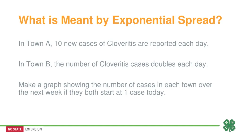 what is meant by exponential spread