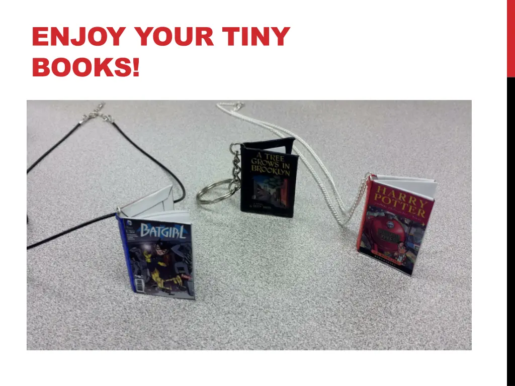 enjoy your tiny books