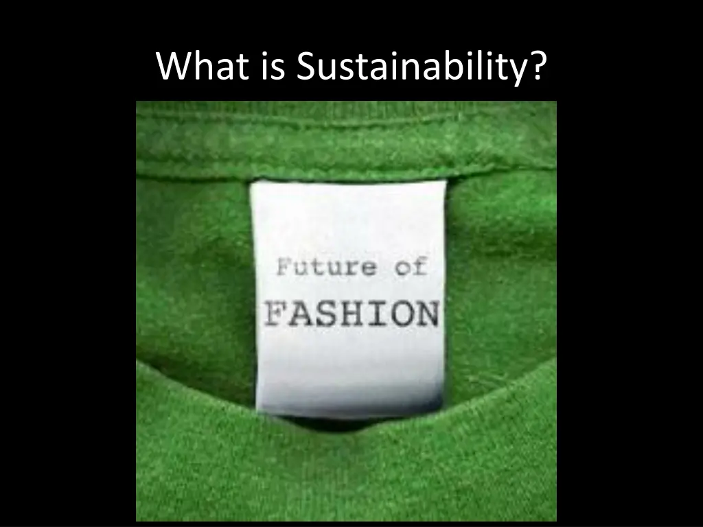 what is sustainability