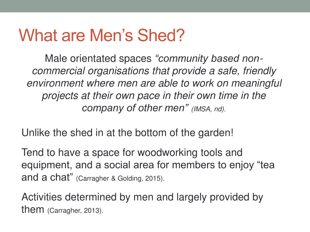 what are men s shed