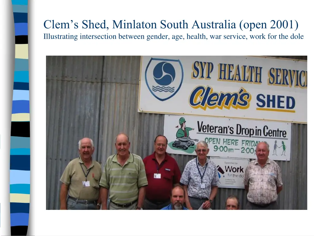 clem s shed minlaton south australia open 2001