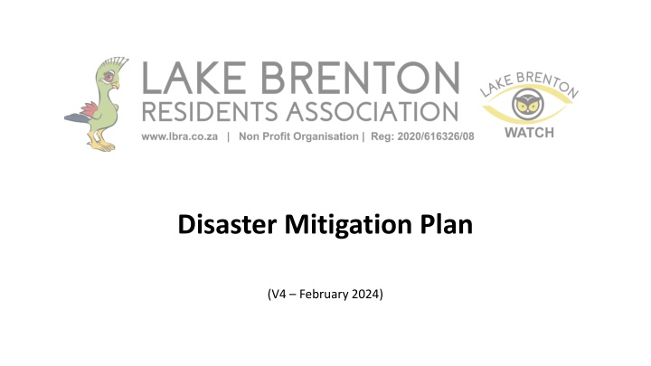 disaster mitigation plan