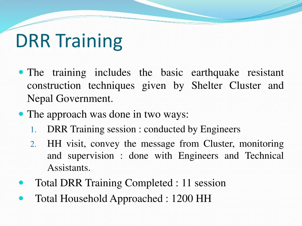 drr training