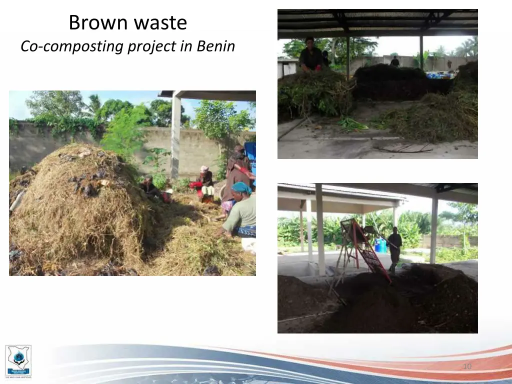 brown waste co composting project in benin