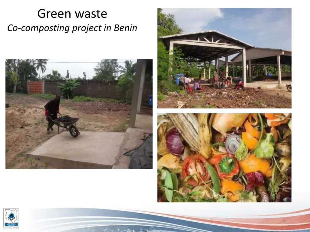 green waste co composting project in benin