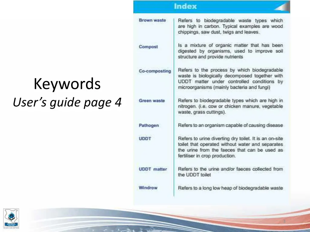 keywords user s guide page 4