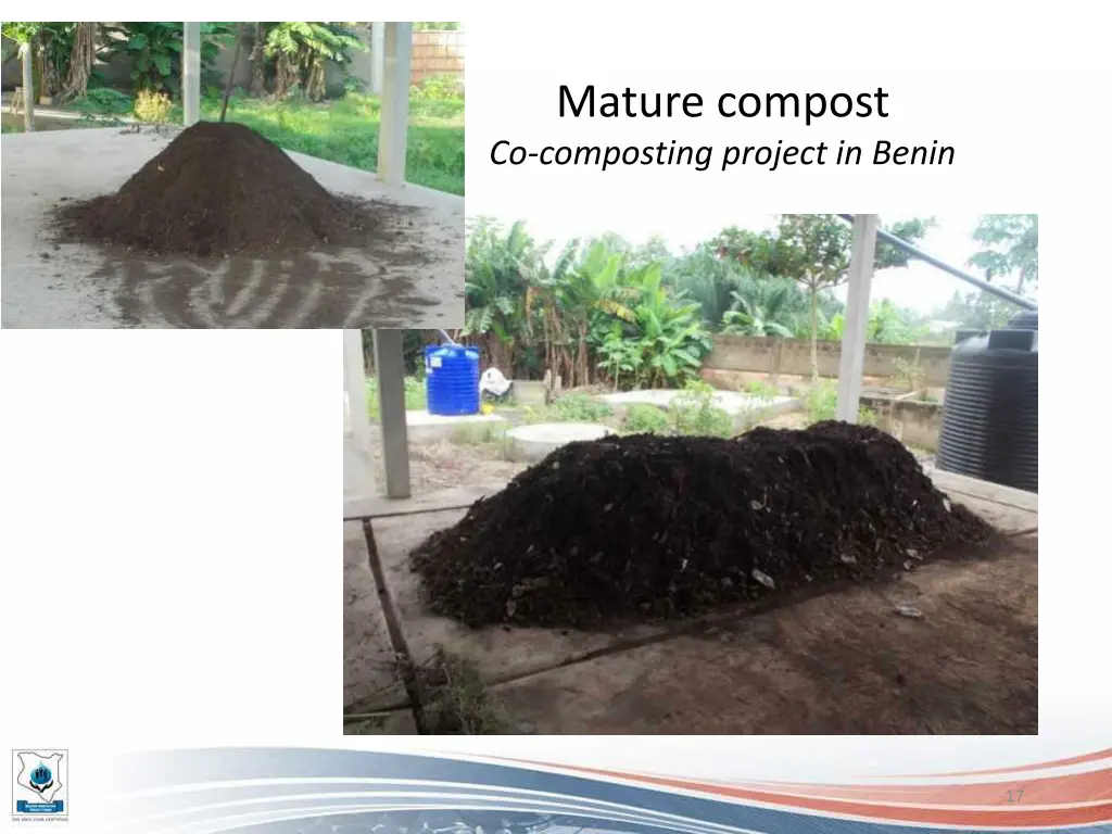 mature compost co composting project in benin