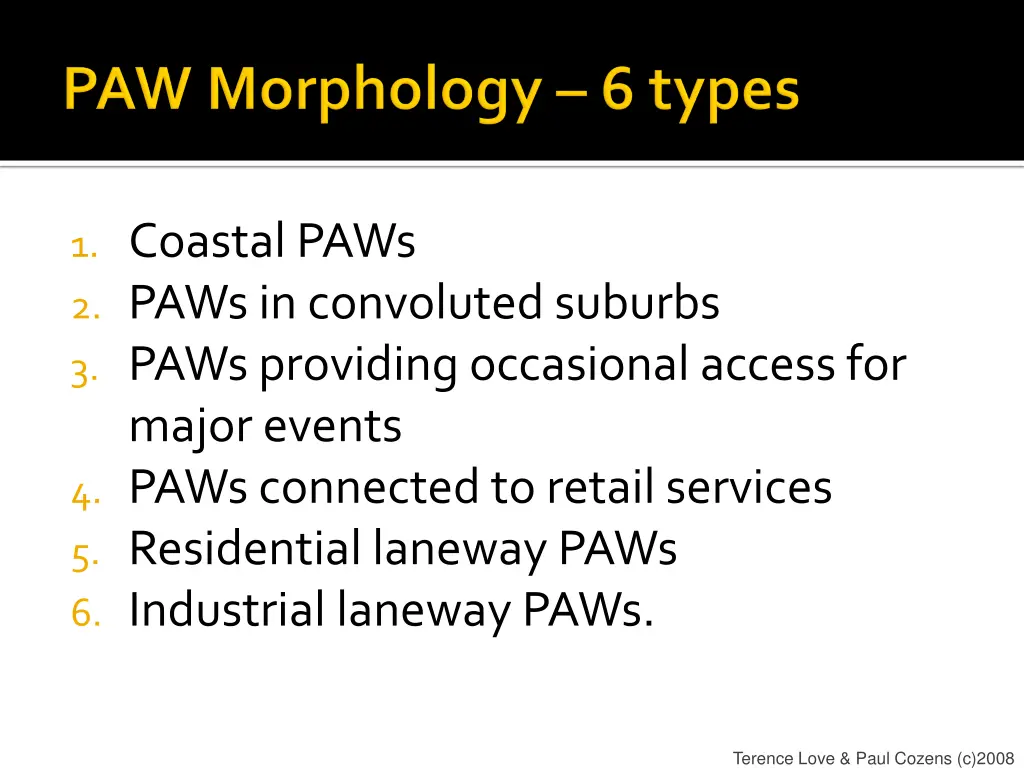 1 coastal paws 2 paws in convoluted suburbs