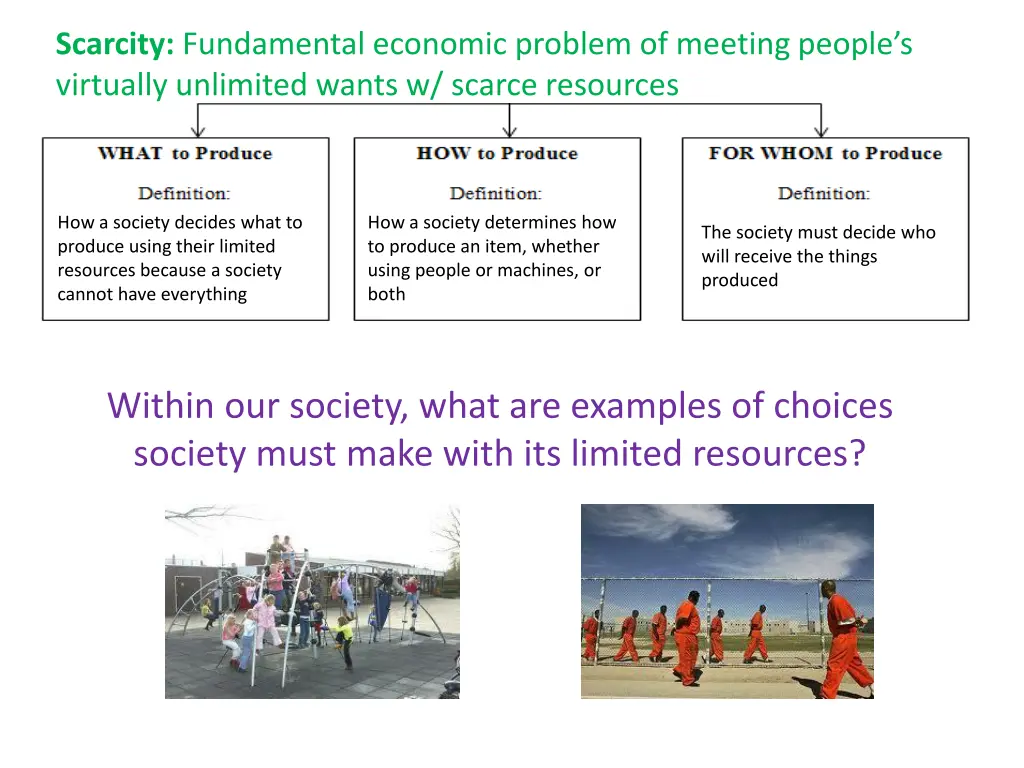 scarcity fundamental economic problem of meeting