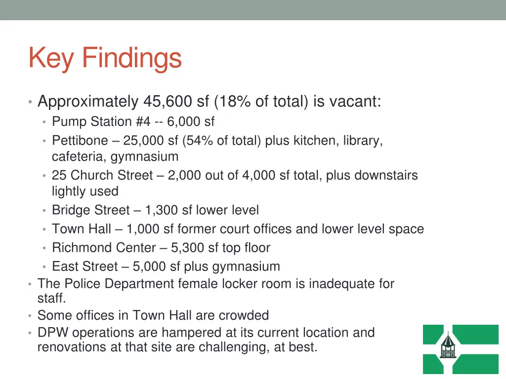 key findings