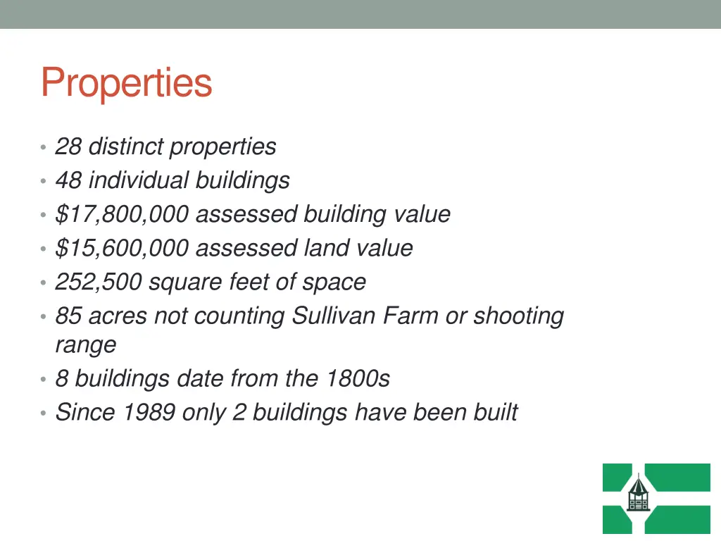 properties