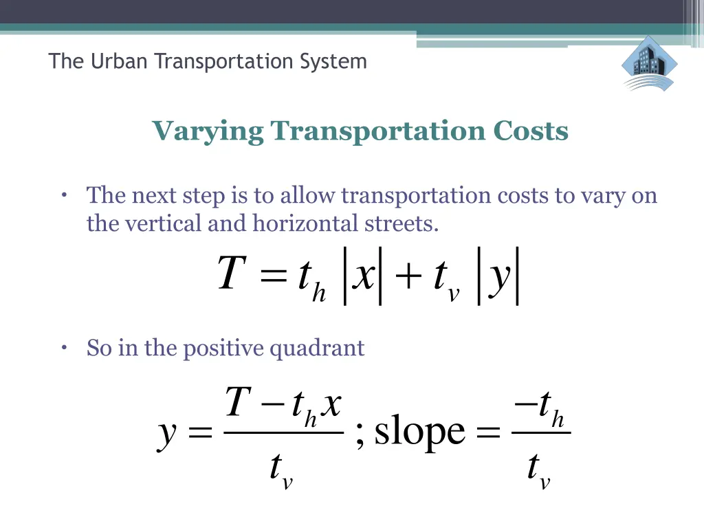 the urban transportation system 14