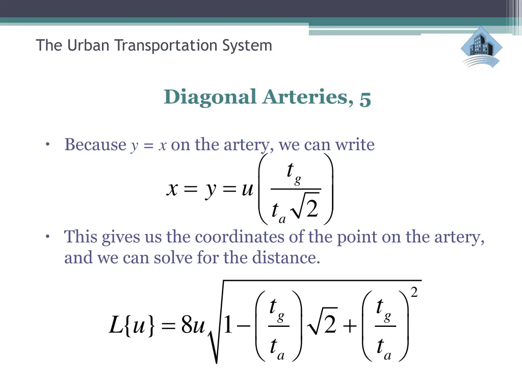 the urban transportation system 37