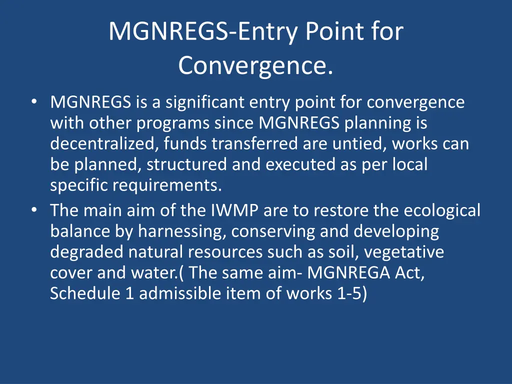 mgnregs entry point for convergence mgnregs