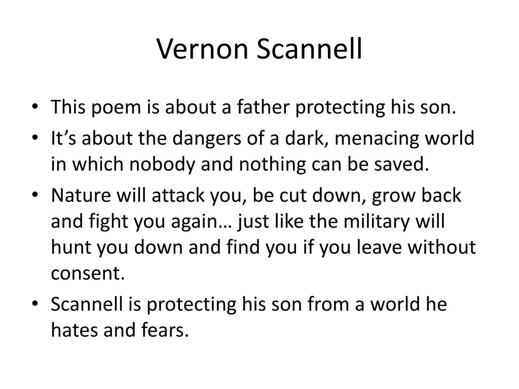 vernon scannell