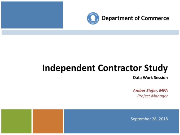 independent contractor study