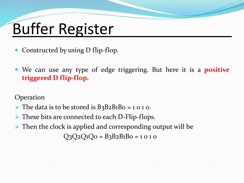 buffer register