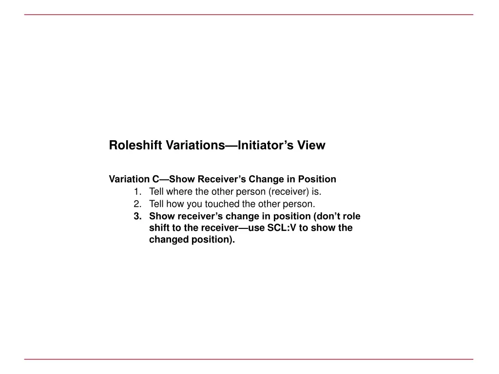 roleshift variations initiator s view 2