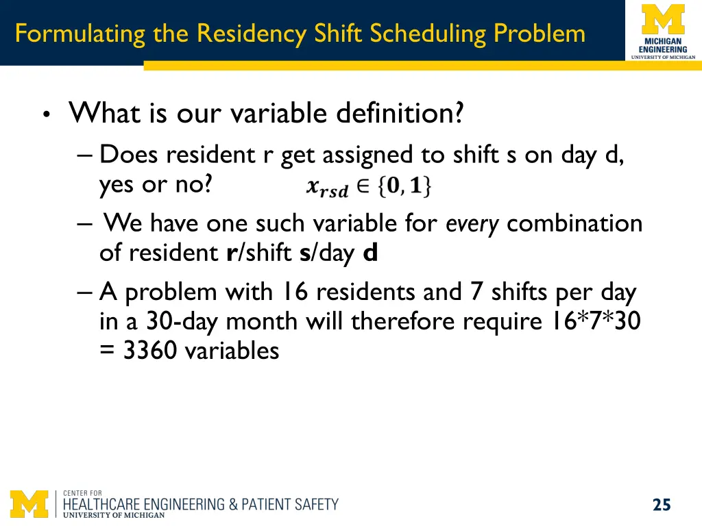 formulating the residency shift scheduling problem 2