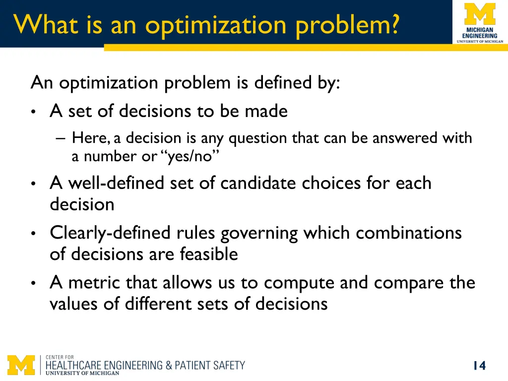 what is an optimization problem