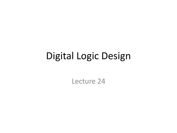 digital logic design