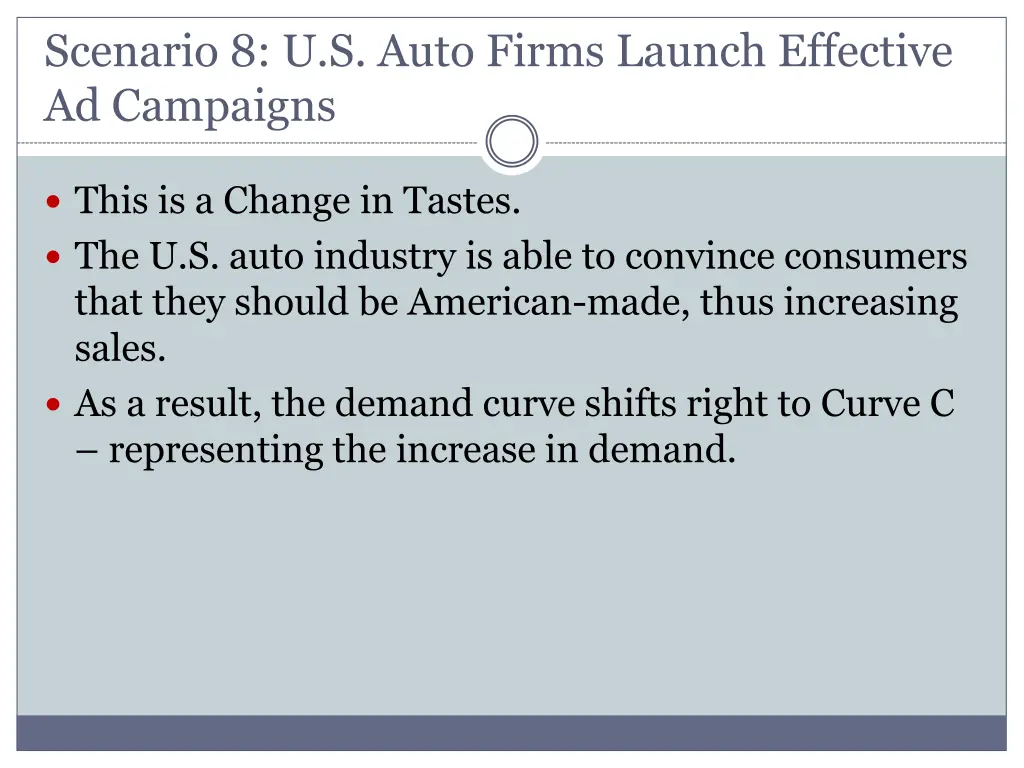 scenario 8 u s auto firms launch effective