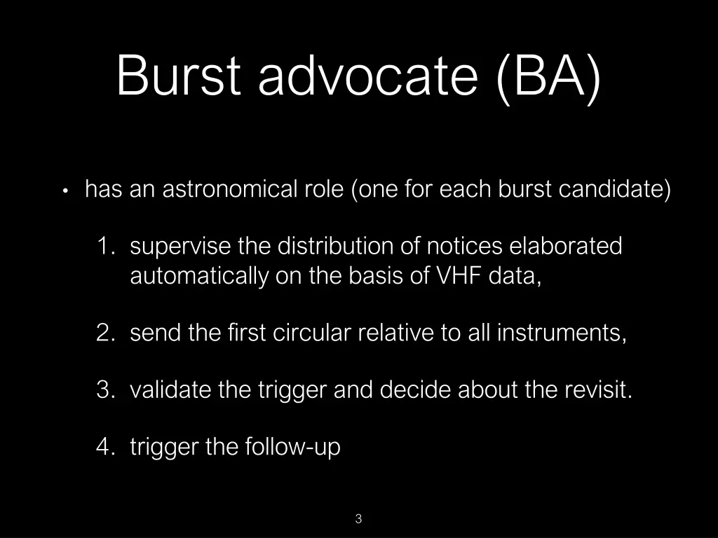 burst advocate ba