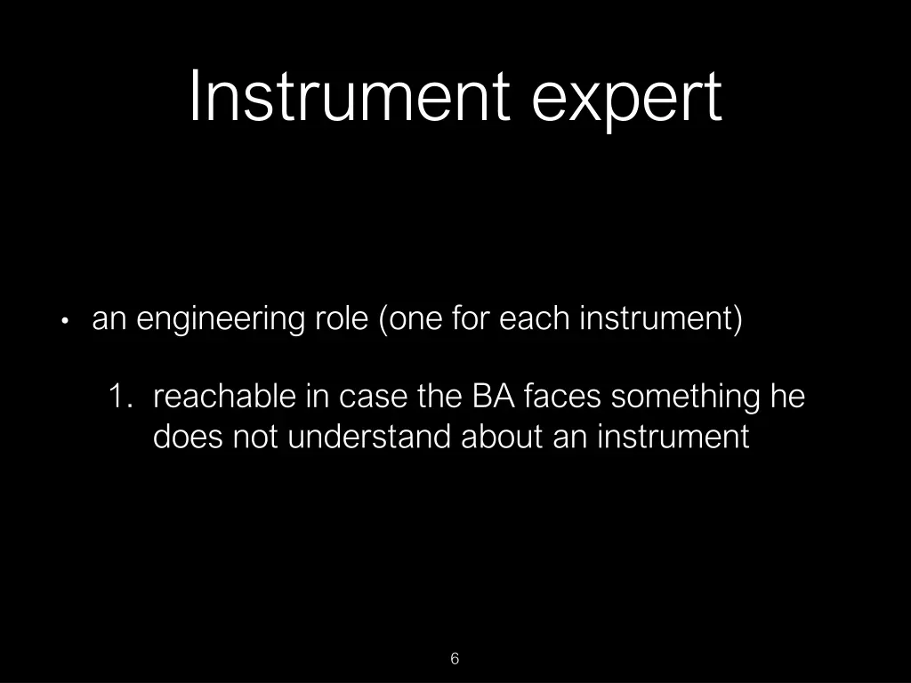 instrument expert