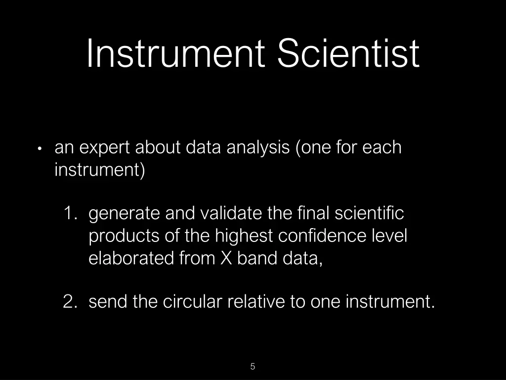 instrument scientist