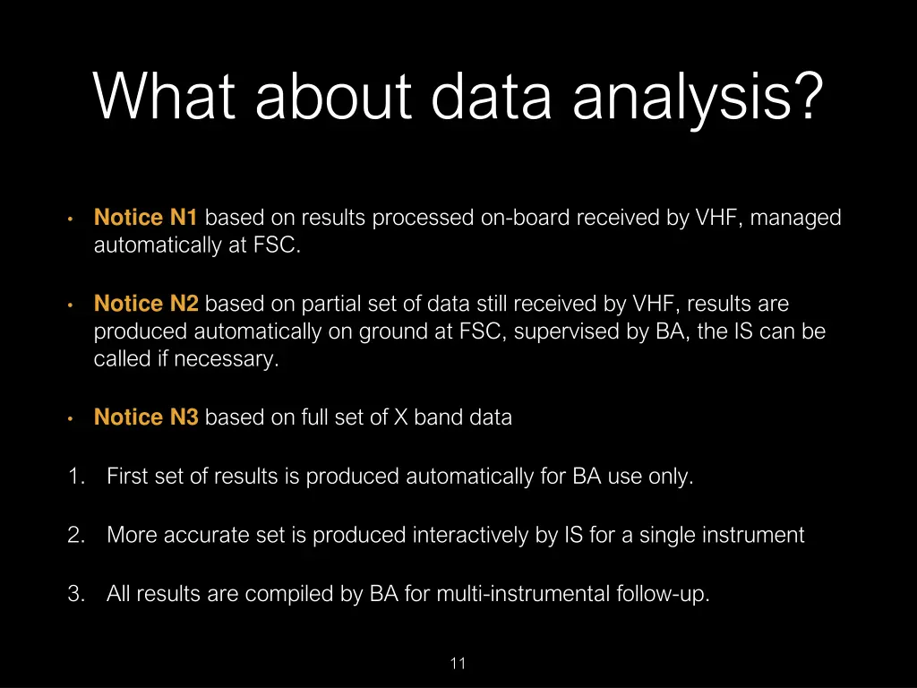 what about data analysis