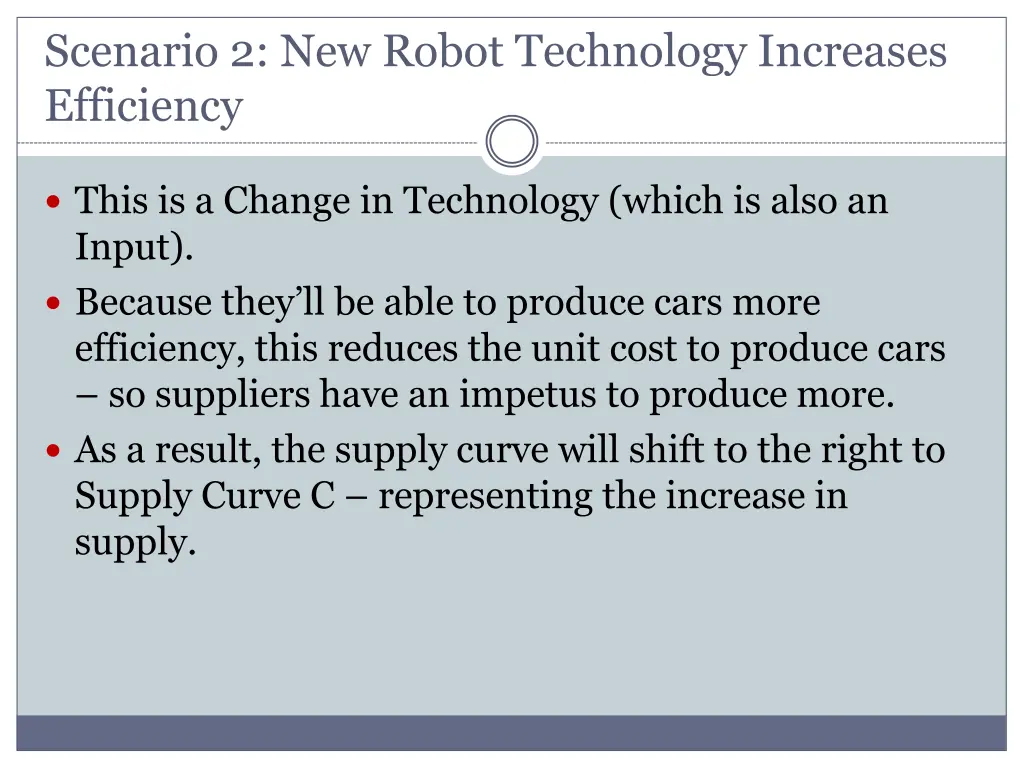 scenario 2 new robot technology increases