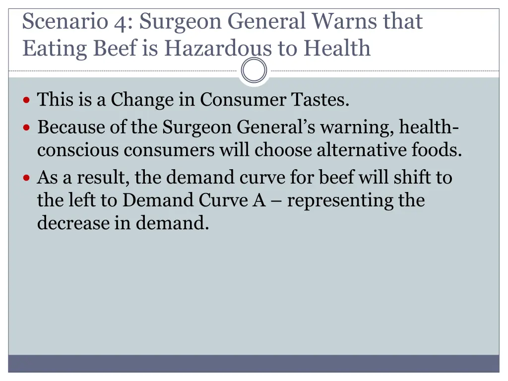 scenario 4 surgeon general warns that eating beef